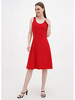 Платье-сарафан летнее с закрытой спинкой красный