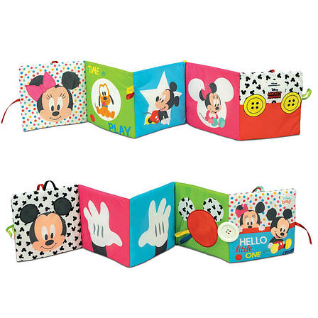 М'яка іграшка-книга Clementoni "Soft Book", серія "Disney Baby", фото 1