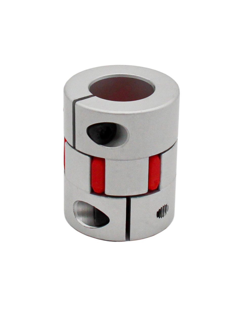 Муфта сполучна кулачкова 17х17В (L50, D40), гнучка віброгасна алюмінієва муфта з еластоміром