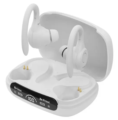 Вакуумні bluetooth-навушники Y7 для спорту білі без коробки