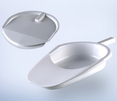 Судно підкладне з кришкою, нестерильне, 2 л., до 150кг., біле