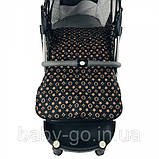 Універсальний теплий конверт на флісі lv brown Anex, фото 8