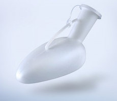 Ємкість для збору сечі для чоловіків Plastilab, 1000 мл, з HDPE, з кришкою