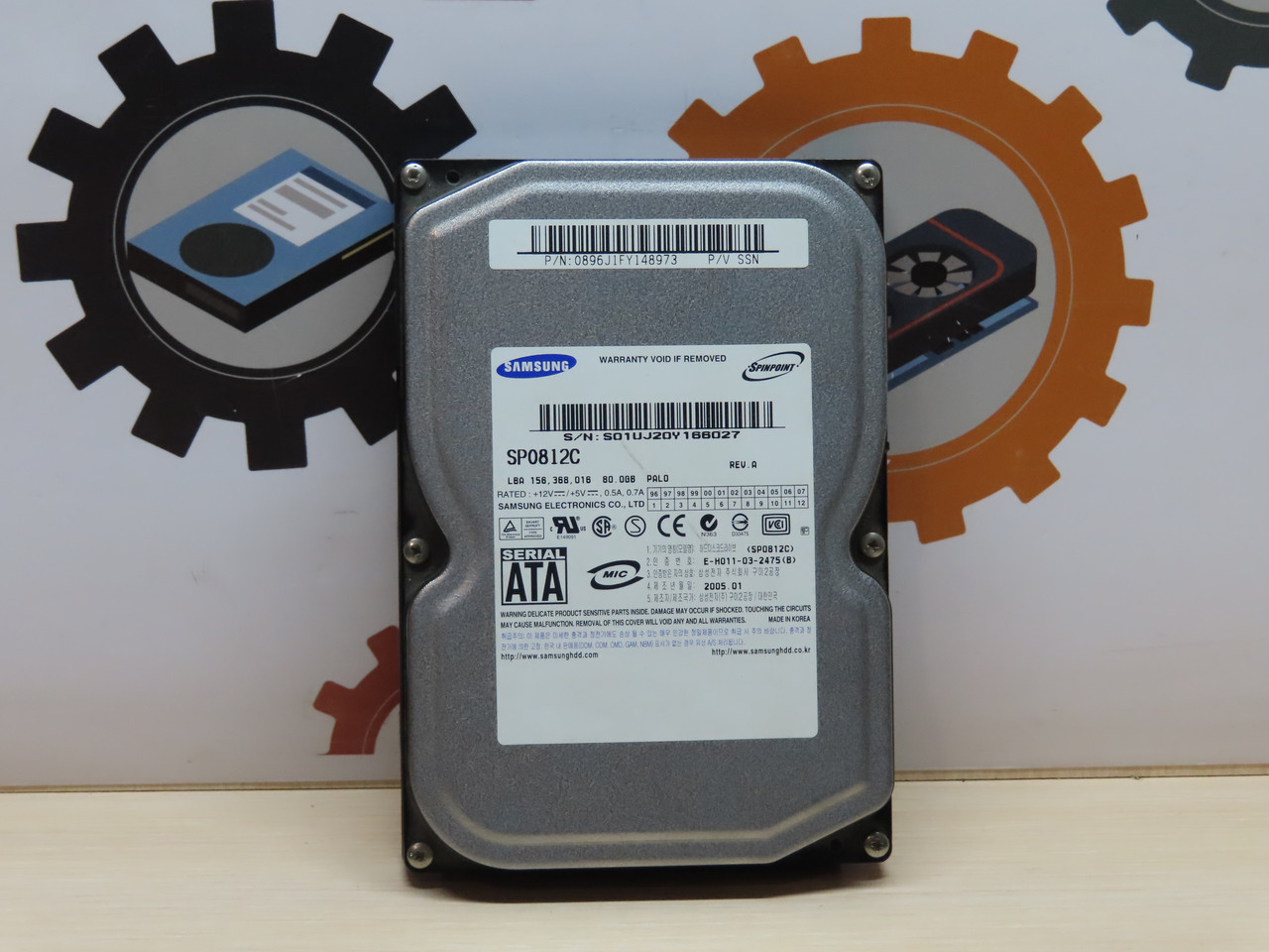 Жорсткий диск Samsung 80GB 7200rpm 8MB, фото 1