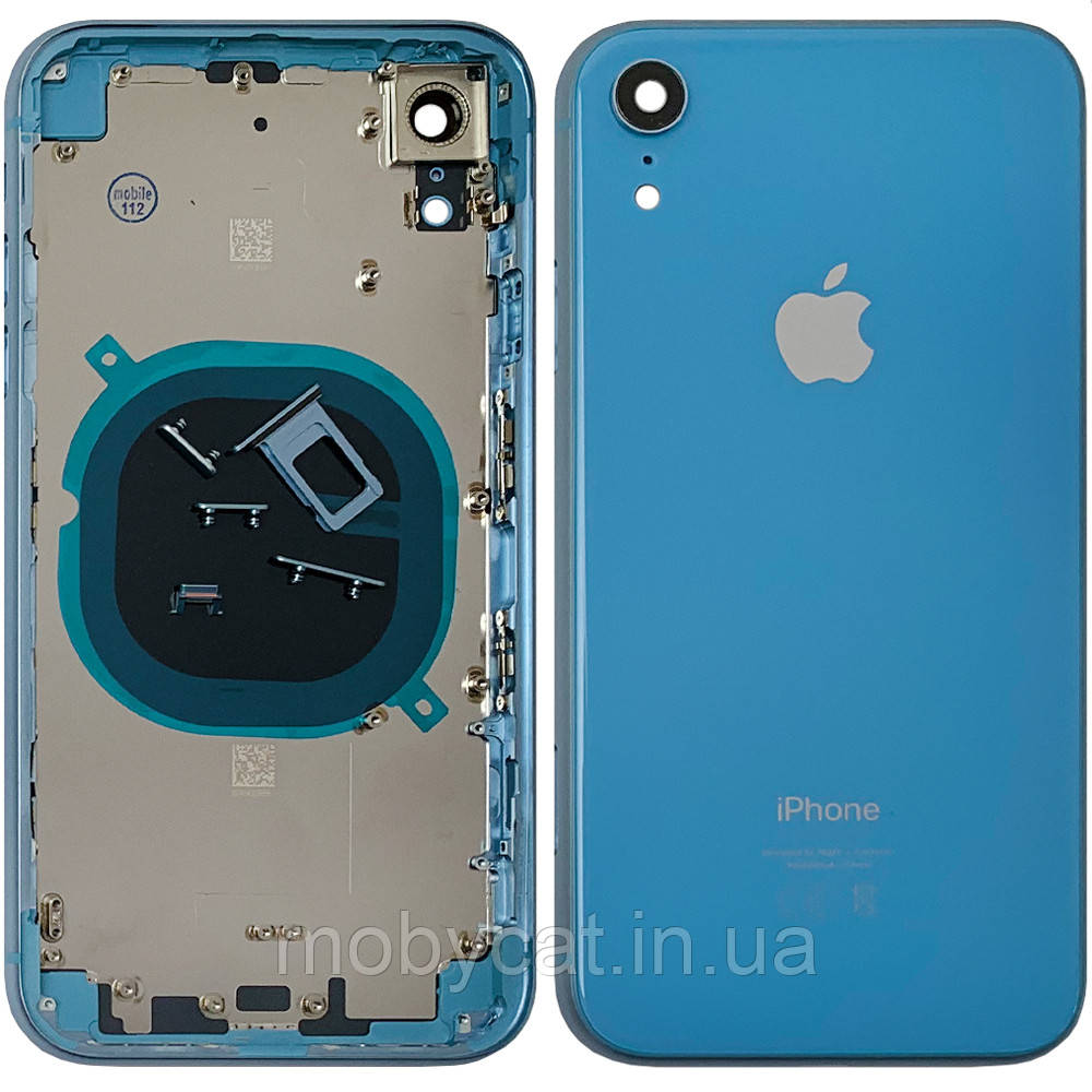 Корпус Apple iPhone XR синій оригінал Китай Корпус Apple iPhone XR синій оригінал Китай