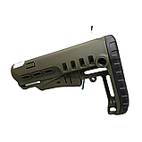 Приклад (база) DLG TBS TACTICAL, PCP, DLG-087, Олива, для гвинтівок з трубкою розміру Mil-Spec, фото 5