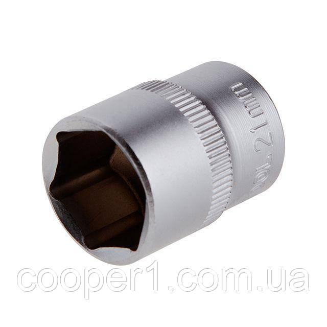Головка шестигранна 1/2", 21мм * 38мм. INTERTOOL ET-2021