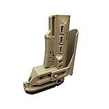Приклад (база) DLG TBS TACTICAL PCP DLG-087\052, Койот, Mil-Spec, з високим підщічником 4 см, антабки, фото 6