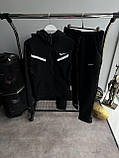 Чоловічий спортивний костюм Nike M1634 чорний ХХL, фото 2
