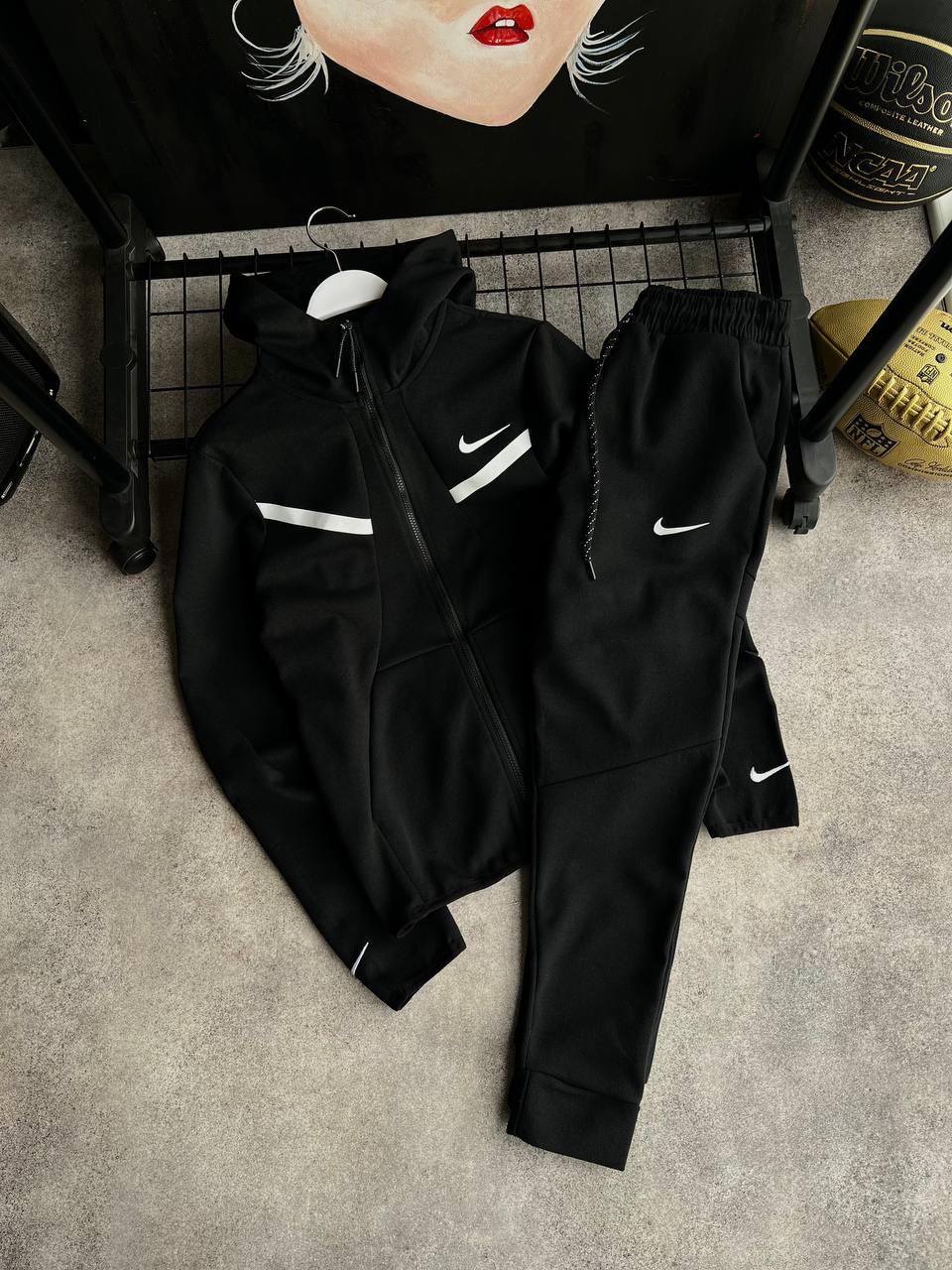 Чоловічий спортивний костюм Nike M1634 чорний ХХL, фото 1