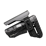 Приклад (база) DLG TBS COMPACT DLG-130-052, Чорний, Mil-Spec, з високим підщічником 4 см, антабки, фото 4