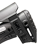Приклад (база) DLG TBS COMPACT DLG-130-052, Чорний, Mil-Spec, з високим підщічником 4 см, антабки, фото 5