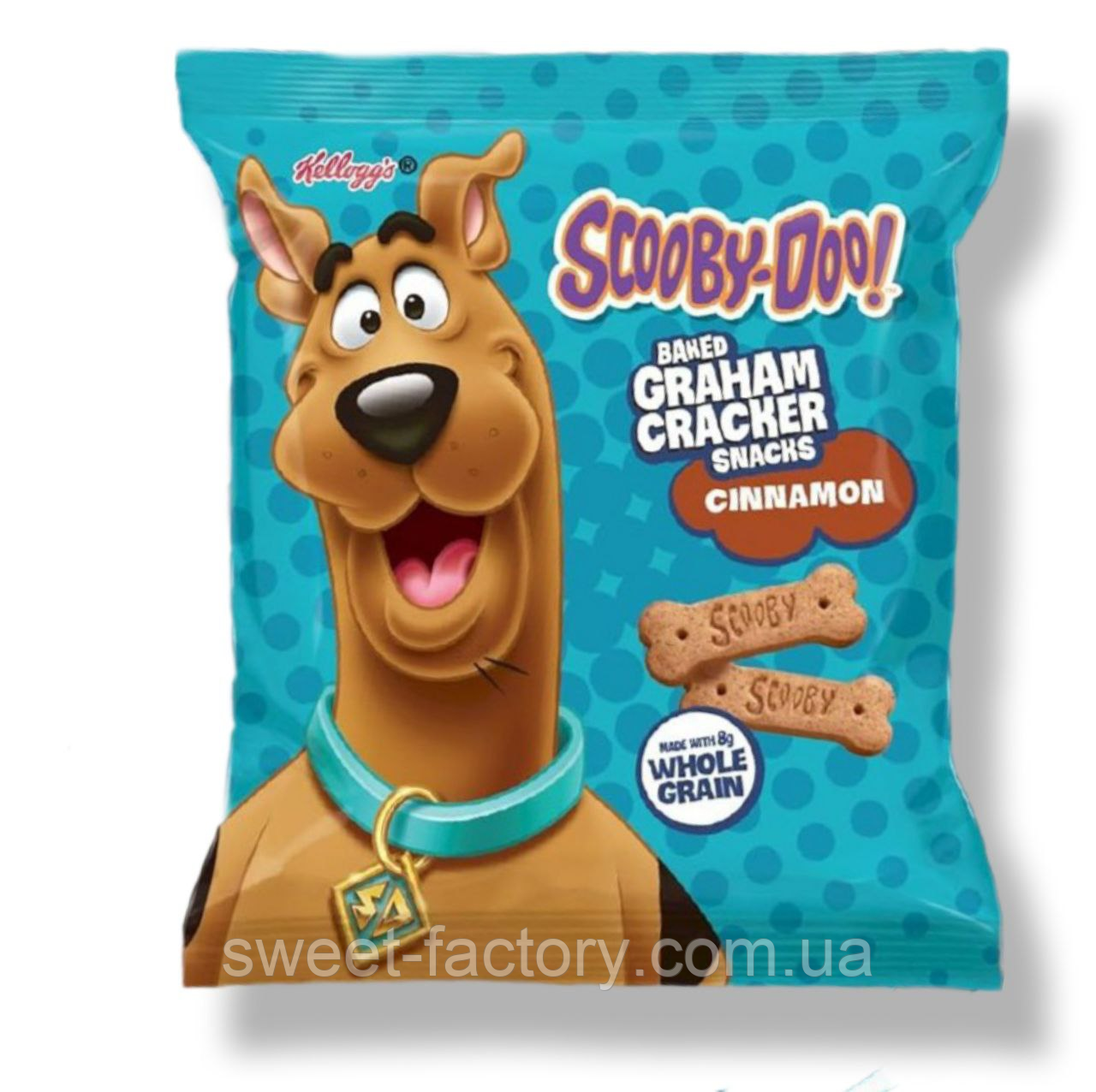 Kellogg's Scooby Doo! Baked Graham Cracker Snacks Cinnamon Корица 28g