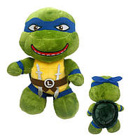 М'яка плюшева іграшка Черепашки Ніндзя Леонардо 26 см Ninja Turtles