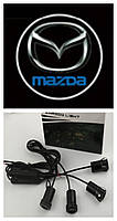 Лазерная Подсветка дверей с логотипом авто MAZDA . Проектор логотипа под машину комплект 2 шт