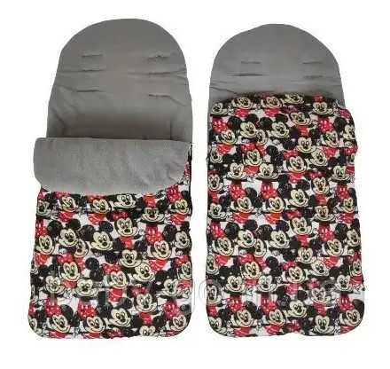 Універсальний теплий конверт дитячий на флісі дісней мінні Anex, фото 1