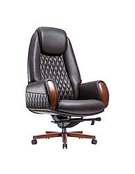 КРІСЛО ДЛЯ КЕРІВНИКА ШКІРЯНЕ Enrandnepr БОІНГ BRL Brown