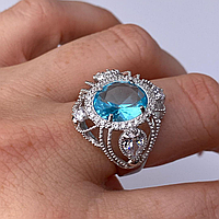Кольцо серебряное женское Восторг - роскошь и изысканность в женском украшении
