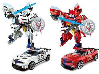 Трансформер поліція (2 види на вибір, металопластиковий, у коробці) 39-99