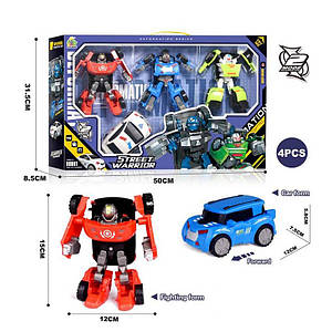 Набір трансформерів (4 машинки, інерція) 788-16Y