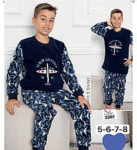 Піжама хлопчик вельсофт 9-16 років арт 5921-3331 модель  2023 року