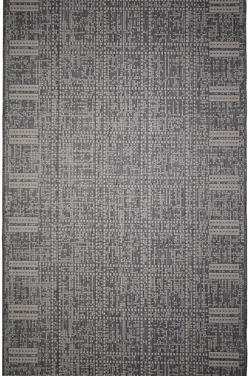 Килим рогожка Lana 19247 811 Безворсовий прямокутний килим Сірий килим для спальні, фото 1