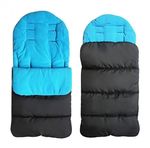 Універсальний теплий конверт дитячий на флісі синій Anex, фото 1