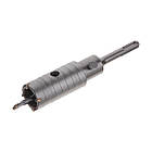 Комплект: Свердло корончасте по бетону 36мм + Перехідник SDS Plus 100мм INTERTOOL SD-7036