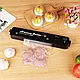 Вакуумний пакувальник для продуктів харчування вакууматор Vacuum Sealer + 10 пакетів для вакууматора Чорний, фото 6