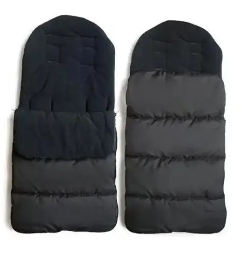 Універсальний теплий конверт на флісі чорний Anex, фото 1