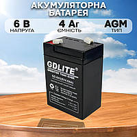 Акумулятор GDLITE GD 645 6V4.OAH для ліхтарів, електровелосипедів, ваг, іграшок, ДБЖ