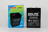 Акумулятор GDLITE GD 645 6V4.OAH для ліхтарів, електровелосипедів, ваг, іграшок, ДБЖ, фото 3
