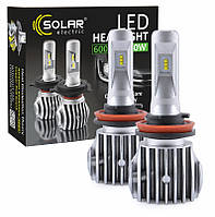 SOLAR LED H11 CANBUS 12/24V 6500K 6000Lm 50W Cree Chip 1860 (50шт.)