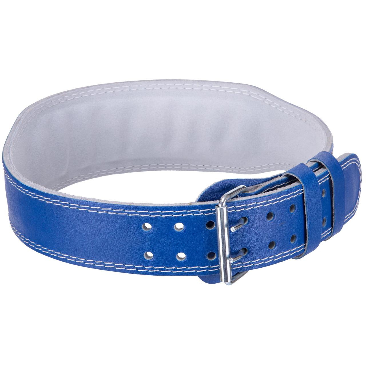Пояс атлетичний шкіряний вузький Zelart SB-165080 ширина 10 см (розміри XS-XXL)