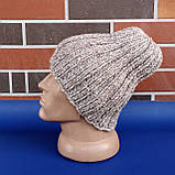 Стильна шапка біні для чоловіків "Чикаго" , ручна робота від PRIGRIZ, фото 4