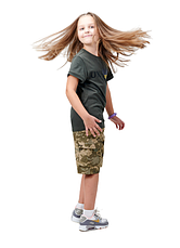 Дитячі камуфляжні шорти ARMY KIDS RANGER камуфляж Піксель, фото 6