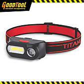 Налобний світлодіодний ліхтарик TITANUM TLF-H03 180Lm 6500K