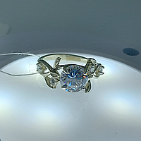 Серебряное Кольцо Эмми - красивое женское кольцо из серебра с камнем