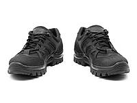 Кросівки TEDA Модель10 демісезонні шкіра+тканина, чорні, 45 р.