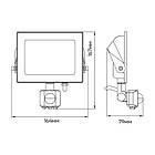 Прожектор с датч. движ. FERON 30W 220V IP65 6500K LL-2030ARD, фото 3