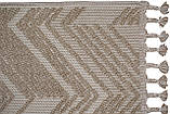 Безворсовий килим сучасний рогожка CALIDO 08328B L.Beige/D.Beige 2х3 м, фото 4