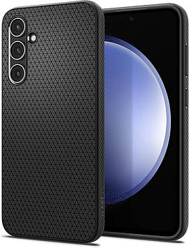 Чохол Spigen для Samsung Galaxy S23 FE - Liquid Air, Matte Black (ACS06366)