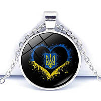 Патриотический кулон медальон подвеска Zhejiang с символикой Украины