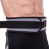 Пояс атлетичний нейлоновий регульований ZELART SB-165459 (розміри XS-XXL), фото 6