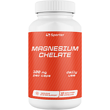 Магній Sporter Magnesium Chelate 90 Caps, фото 5