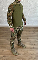 Тактический костюм рип-стоп мультикам-хаки военный штурмовой комплект камуфляж бундес форма multicam полевая XS (44)