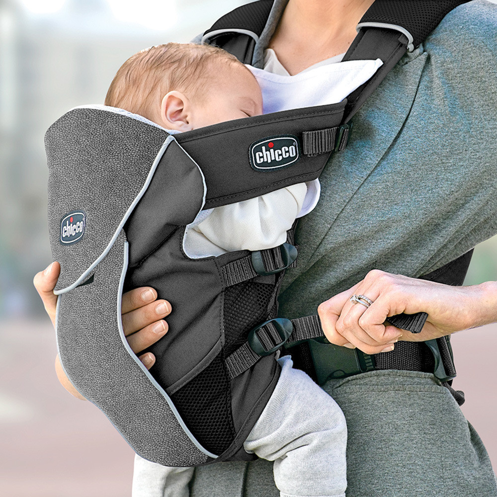Эрго нагрудная рюкзак-кенгуру для младенцев Chicco Ultrasoft Magic Серый (878572021) - фото 4 - id-p2000084418