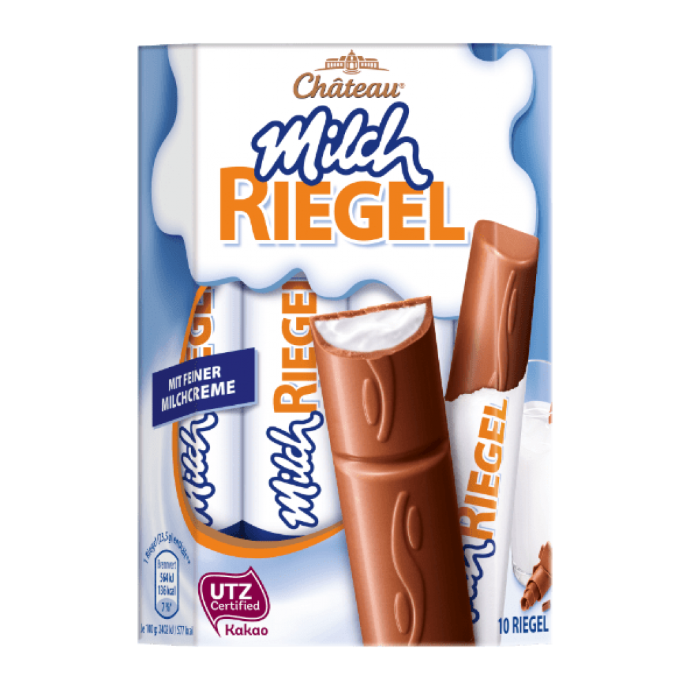 Шоколадні батончики Choceur milch Riegel 235g. Німеччина.