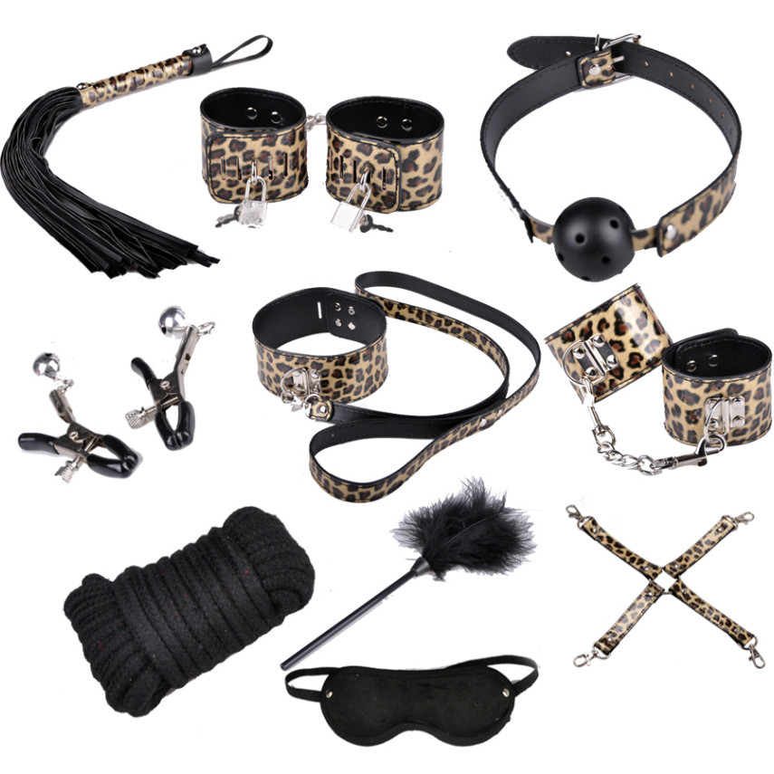 БДСМ-набір — Mr. Secret, колір леопардовий, фото 1