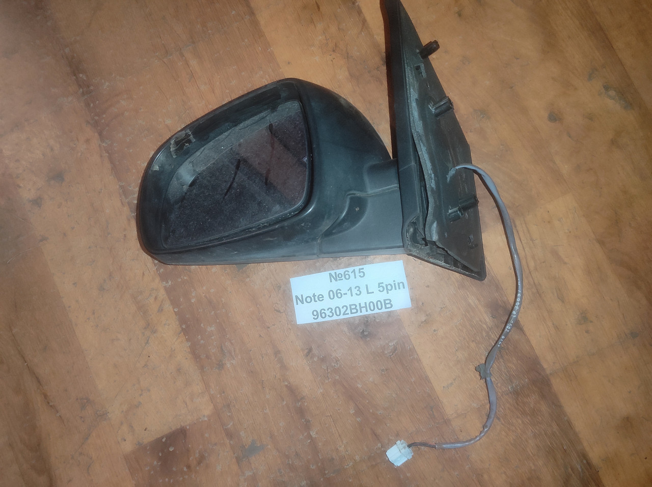 №615 Дзеркало левоеL 5pin 96302BH00B для Nissan Note 06-13